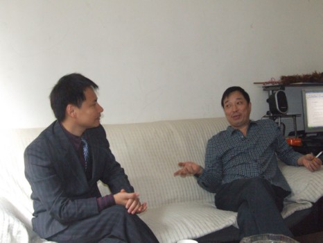 廖峻副会长在渔洞考察会员单位并走访部分同业经营者