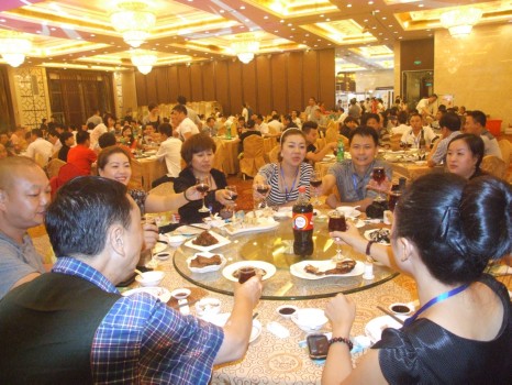 温州“2012中华足道国际峰会”执情盛大的欢迎晚宴