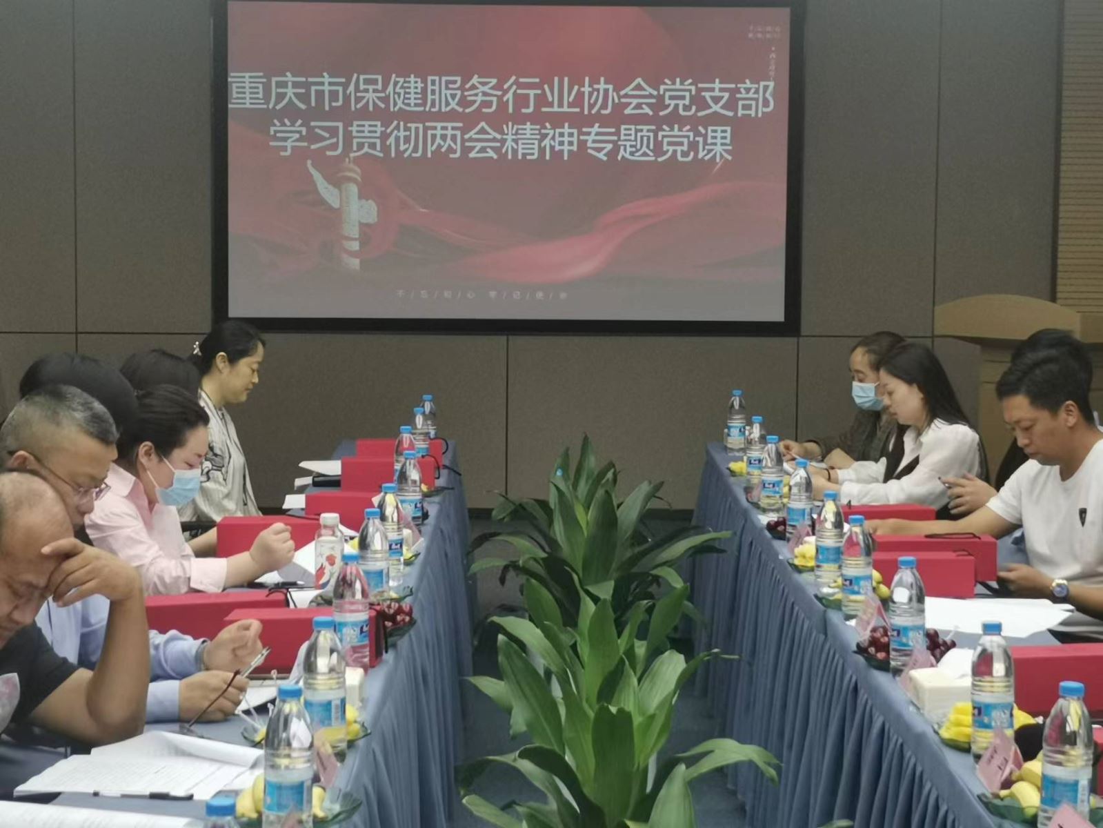 组织“学习全国两会精神”专题党课
