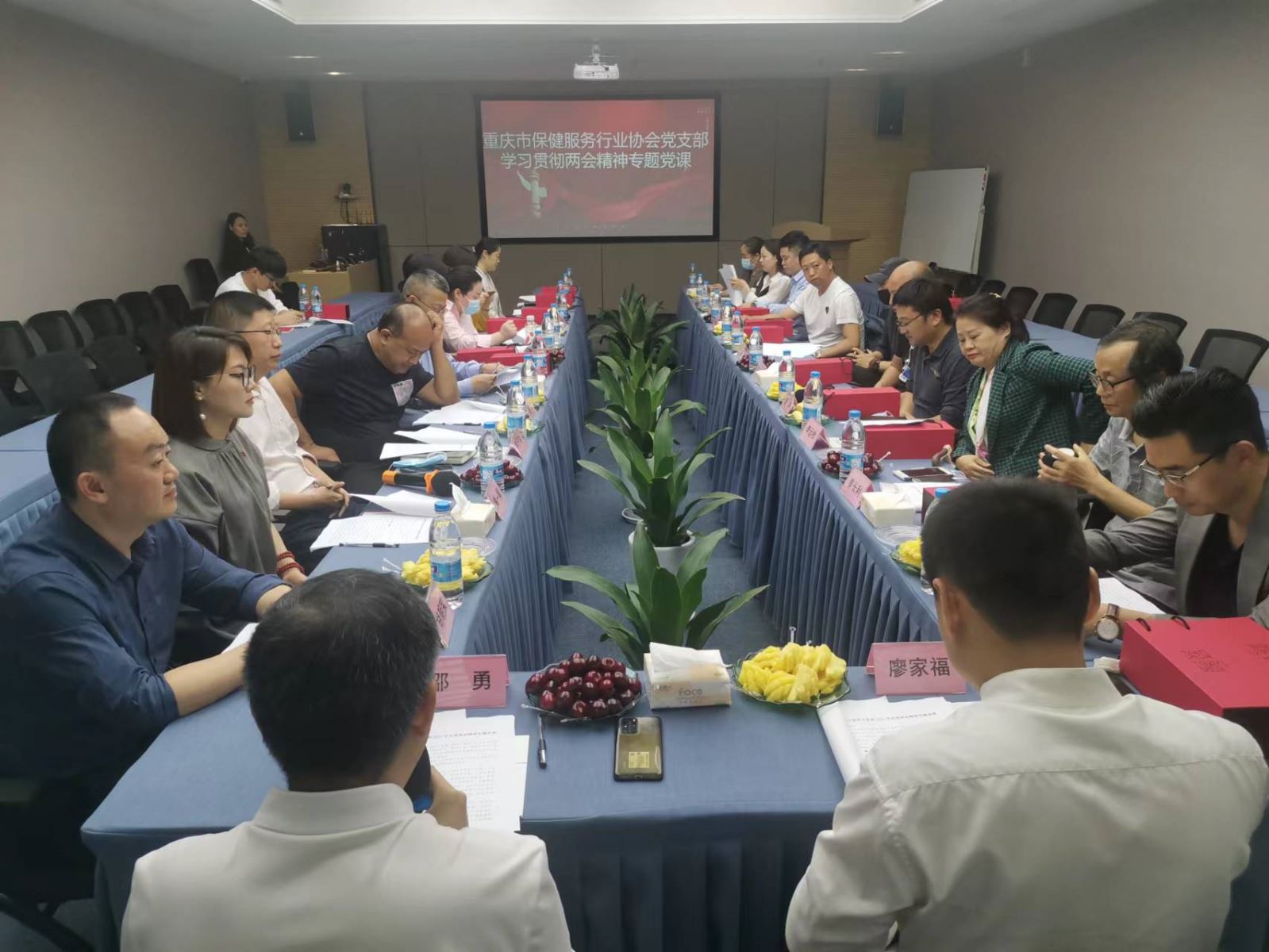 组织“学习全国两会精神”专题党课