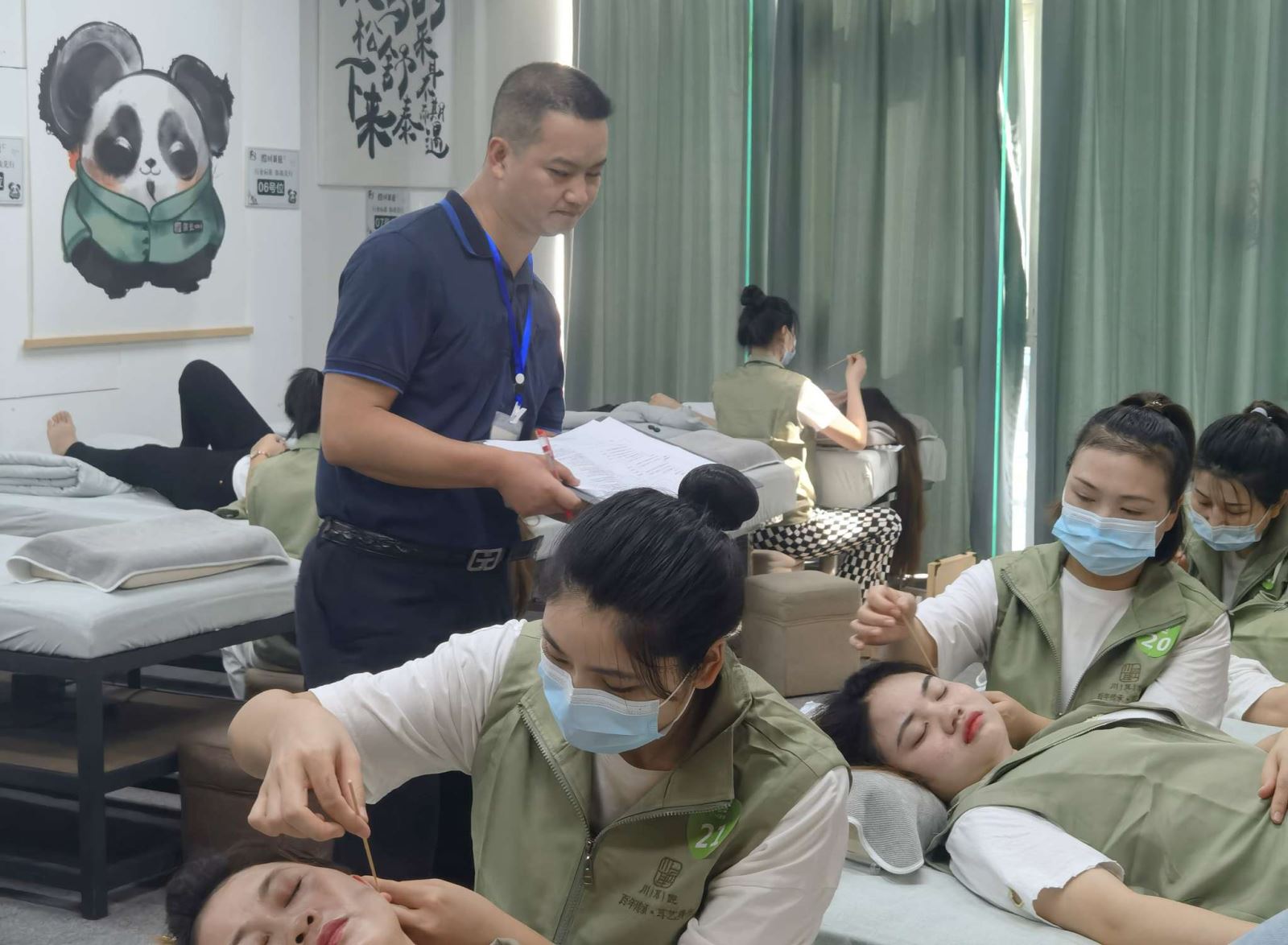 祝贺重庆市职业技能鉴定采耳调理专项能力考核（试考）圆满成功！