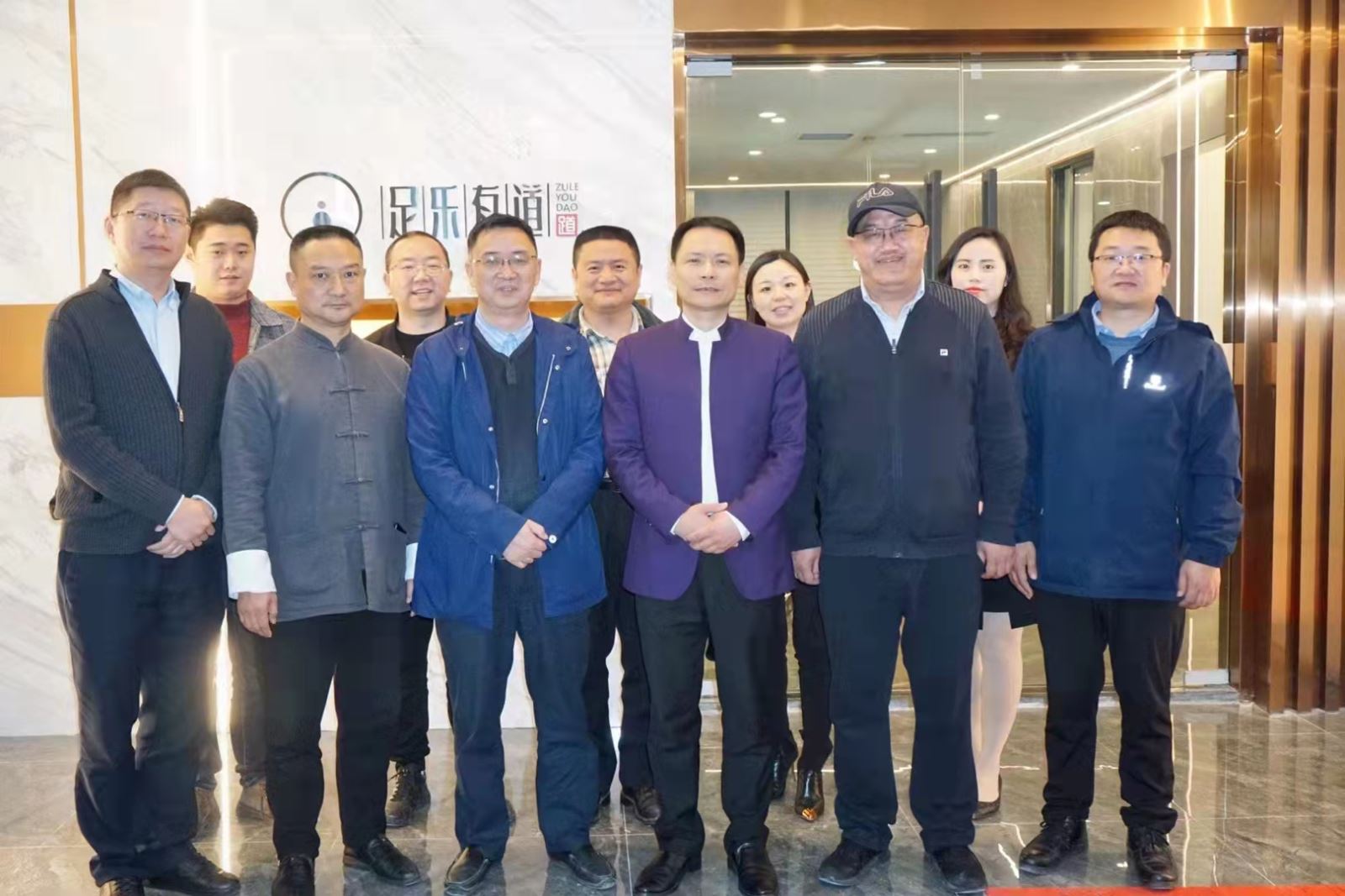 廖会长一行走访三家副会长单位