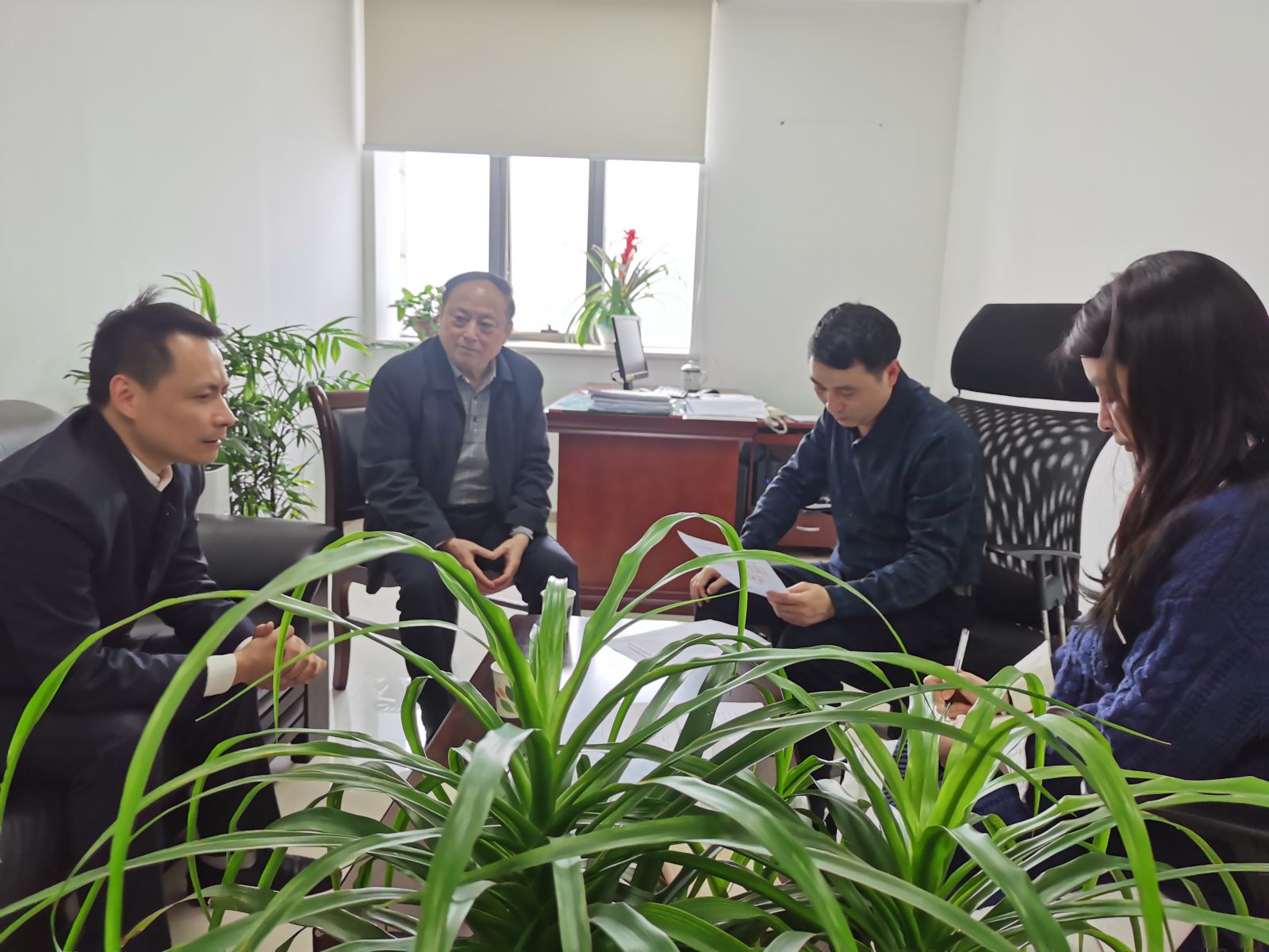 协会领导拜会市级相关业务指导部门