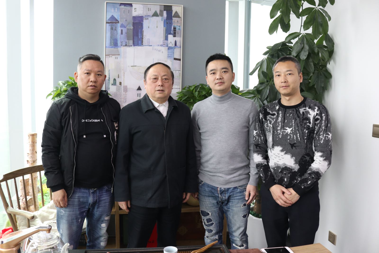 党支部书记兼秘书长薛建泰走访重庆富侨及天九共享控股集团